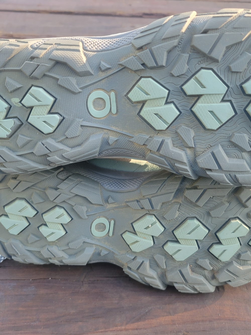 Oboz Light Blue Hiking Shoes - Picture 6 of 8